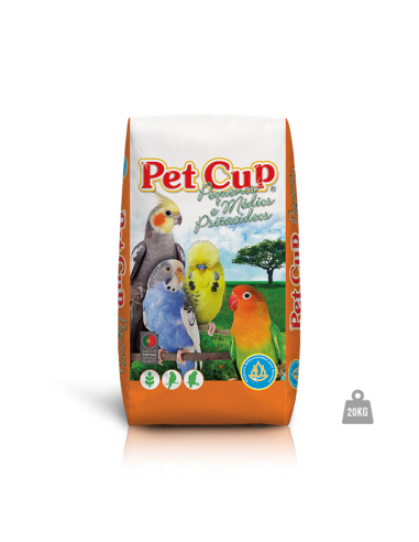 PET CUP MIX AGAPORNIS PREMIUM 4 KG.