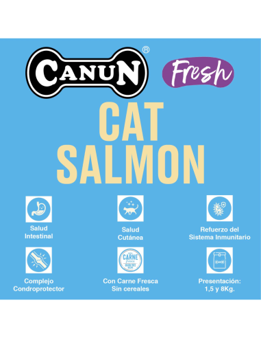 CANUN FRESH CAT SALMON 1.5KG